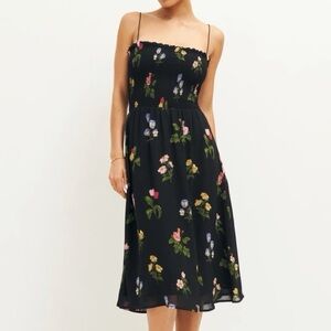Reformation Sable Dress Night Bloom Medium